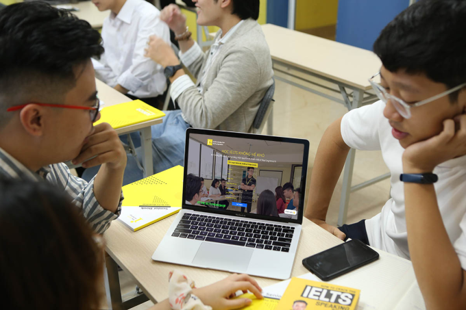 Học viên học tại The IELTS Workshop. Ảnh: The IELTS Workshop