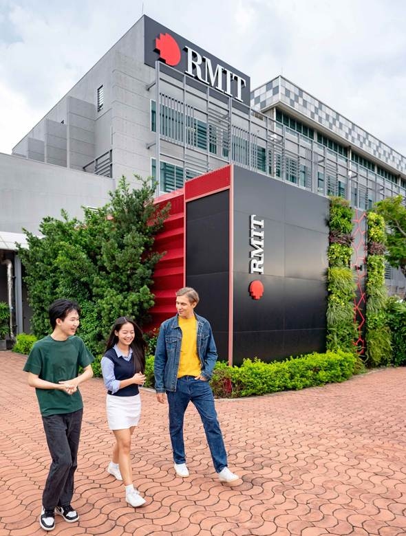 Học sinh theo học chương trình Dự bị đại học tại RMIT Việt Nam. Ảnh: RMIT Việt Nam