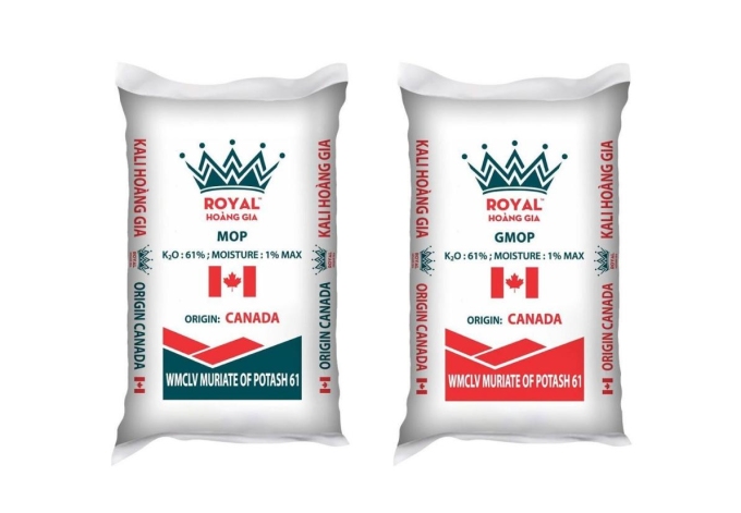Hình ảnh bao bì sản phẩm Kali Canada Hoàng Gia do Wilmar Marketing CLV phân phối. Ảnh: Wilmar Marketing CLV
