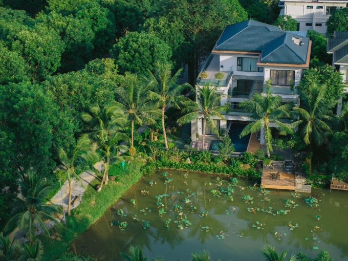 Một góc biệt thự đảo Ecopark Hưng Yên. Ảnh: Ecopark