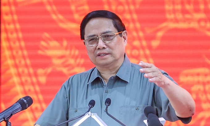 Thủ tướng phát biểu chỉ đạo tại hội nghị. Ảnh: Nhật Bắc