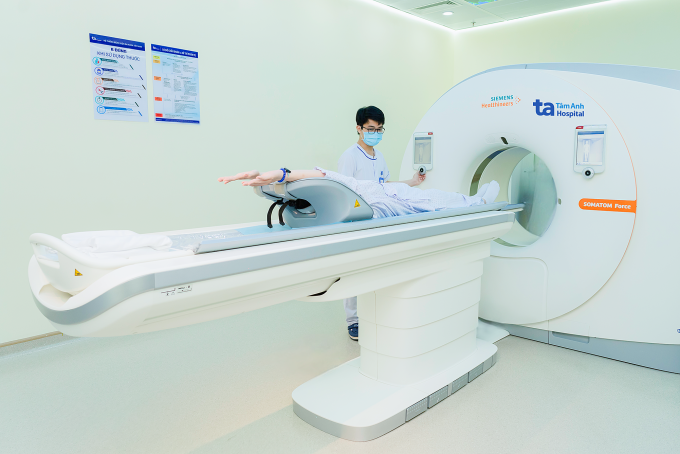 Người bệnh được chụp CT hơn 100.000 lát cắt tại Phòng khám Đa khoa Tâm Anh Quận 7. Ảnh minh họa: Phòng khám cung cấp