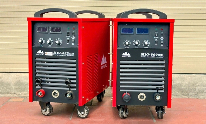 Máy hàn MIG 500 MKII do Nam Vượng nghiên cứu và phát triển. Ảnh: Nam Vượng