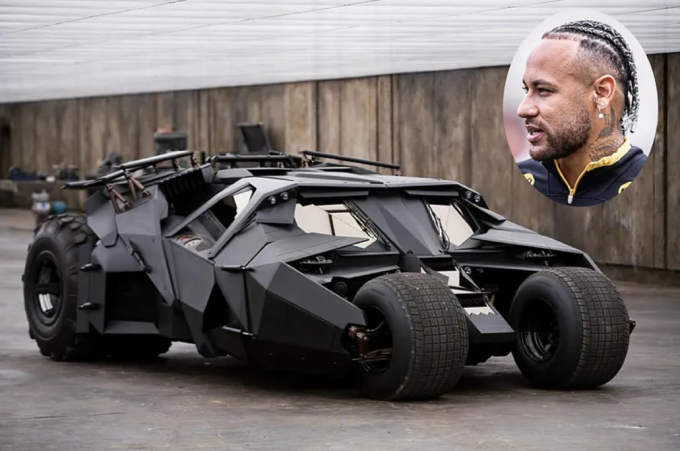 Neymar chi hơn 1,5 triệu USD mua Batmobile. Ảnh: Marca