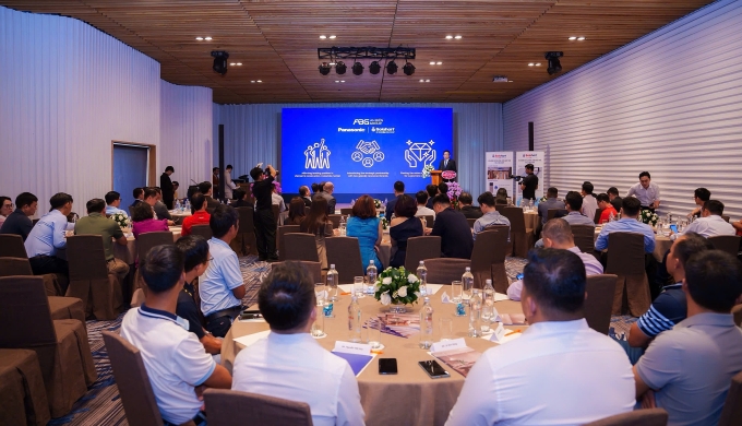 Không khí tại sự kiện ký kết. Ảnh: An Biên Group
