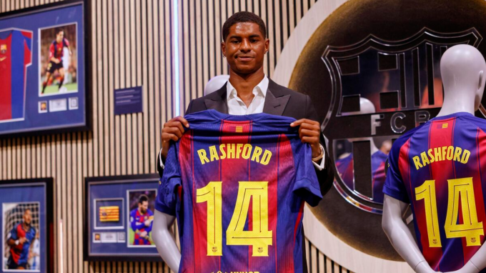 Rashford ra mắt Barca ngày 23/7. Ảnh: FC Barcelona