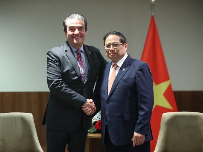 Thủ tướng tiếp ông Celso Nunes Cio, Giám đốc sáng tạo của Alterosa MK. Ảnh: VGP