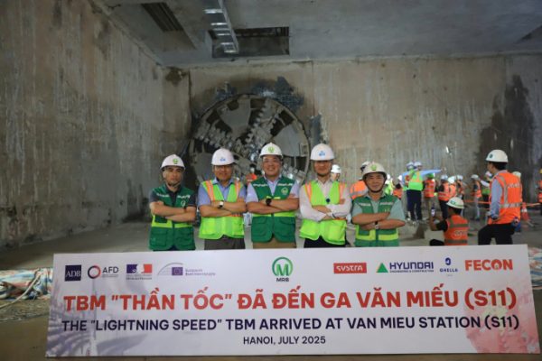 Robot đào gần 3km hầm metro Nhổn – ga Hà Nội