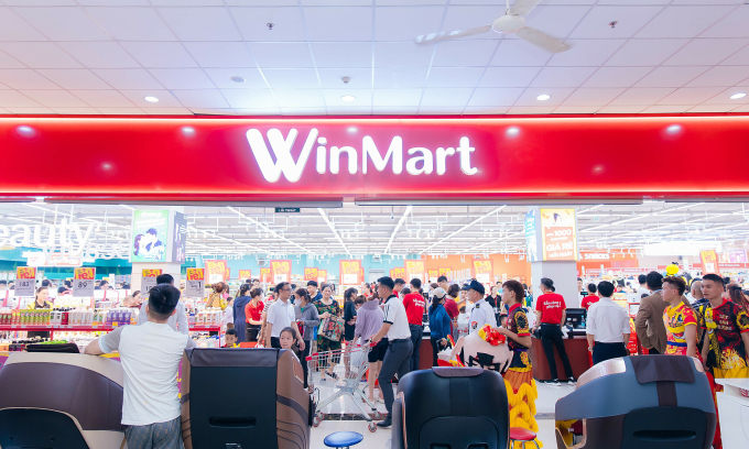 Hệ thống WinMart hút nhiều khách hàng đến mua sắm. Ảnh: Masan