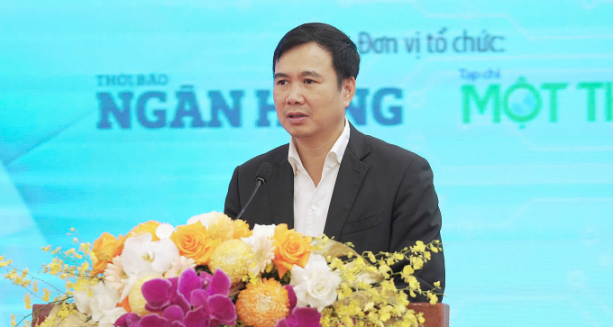 Thứ trưởng Bộ Khoa học và Công nghệ Bùi Thế Duy phát biểu tại diễn đàn ngày 16/7. Ảnh: BTC.