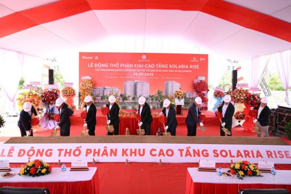 Nam Long động thổ dự án căn hộ cao tầng Solaria Rise