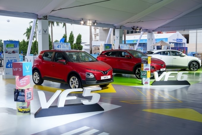 Bộ đôi VF 5 và VF 6. Ảnh: Tuấn Vũ