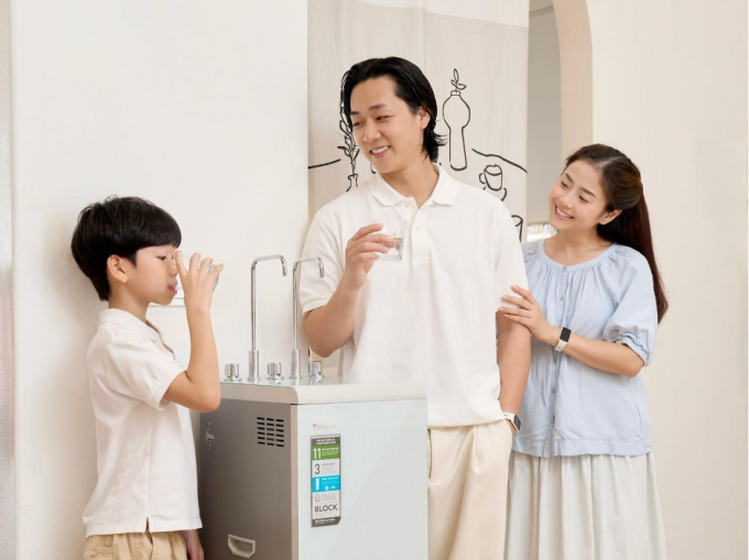 Máy lọc nước Funiki đáp ứng nhu cầu chăm sóc sức khỏe cho các gia đình hiện đại. Ảnh: Funiki