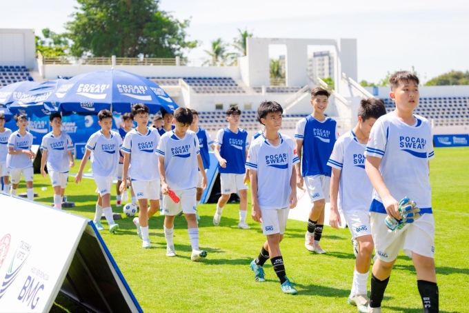 Các ứng viên tham dự vòng chung kết Giấc mơ bóng đá Nhật Bản mùa 1. Ảnh: Nguyễn Duy Quang