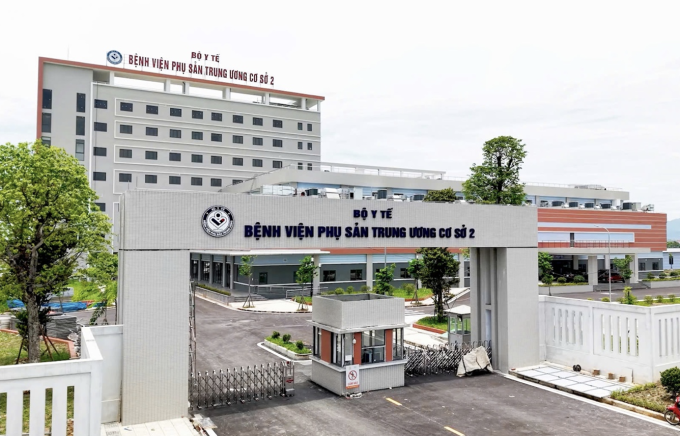 Quang cảnh bệnh viện Phụ sản Trung ương cơ sở 2. Ảnh: Bệnh viện cung cấp