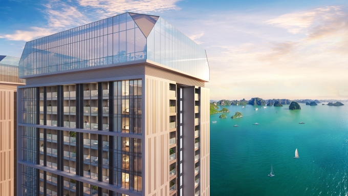Sun Centro mở ra tầm nhìn vịnh Hạ Long. Ảnh: Sun Property