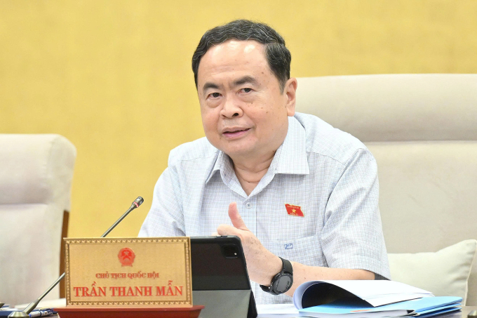 Chủ tịch Quốc hội Trần Thanh Mẫn. Ảnh: Cổng TTĐT Quốc hội