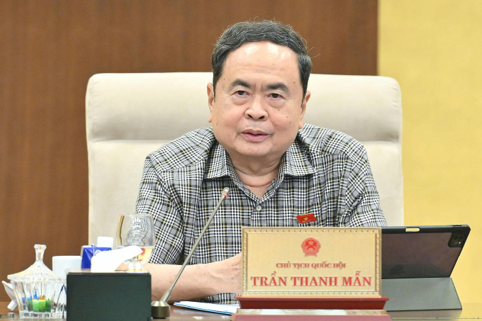 Chủ tịch Quốc hội Trần Thanh Mẫn. Ảnh: Cổng TTĐT Quốc hội