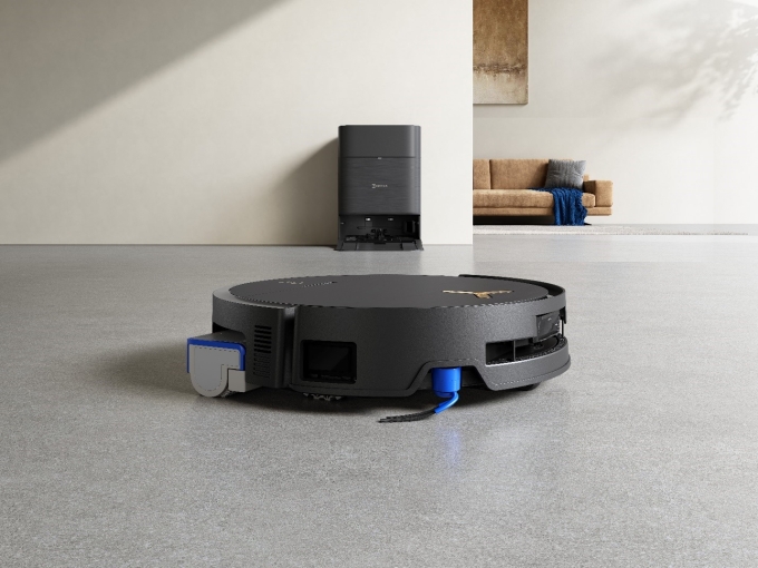Trạm sạc Omni thiết kế tối giản, nhiều chức năng hiện đại. Ảnh: Ecovacs