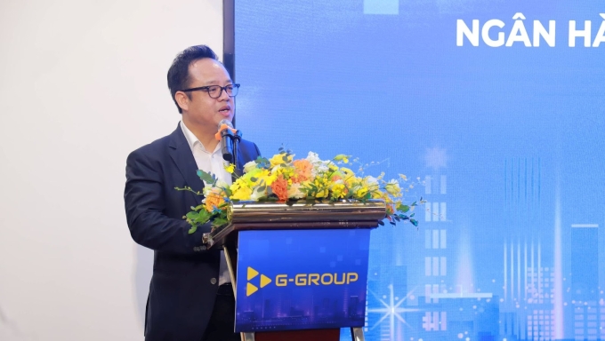 Ông Lê Xuân Vũ, Tổng giám đốc Ngân hàng TNHH MTV Việt Nam Hiện Đại tại buổi lễ. Ảnh: G-Group