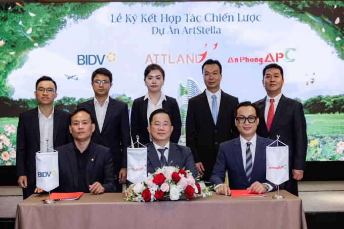 Dự án được phát triển bởi sự hợp tác chiến lược giữa ATTLand - Tập đoàn An Phong và ngân hàng BIDV. Ảnh: ATTLand