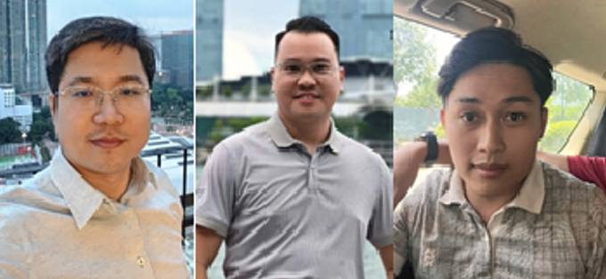 Ba bị can trong vụ án. Ảnh: Công an công cấp