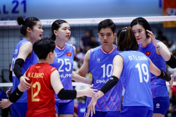 Bóng chuyền nữ SEA V-League: Việt Nam thua Thái Lan
