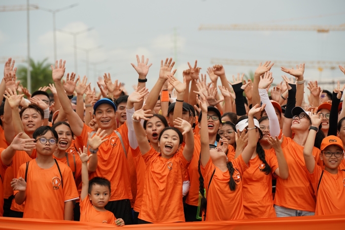Runner tham gia giải chạy của ngành bảo hiểm. Ảnh: FWD