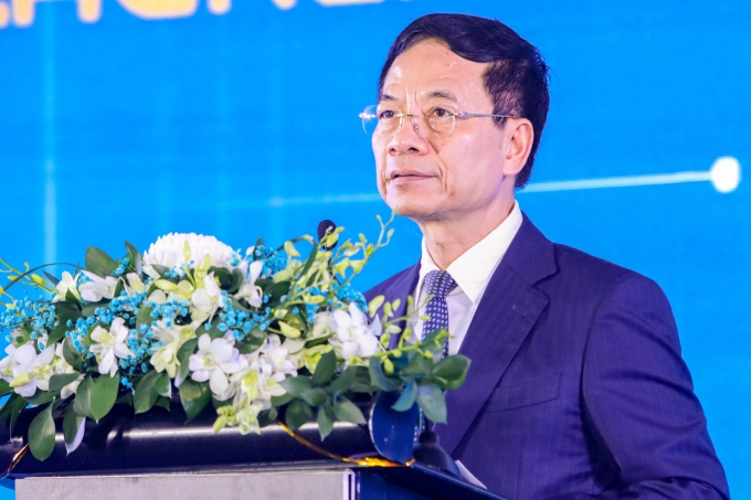 Bộ trưởng Khoa học và Công nghệ Nguyễn Mạnh Hùng. Ảnh: CMC
