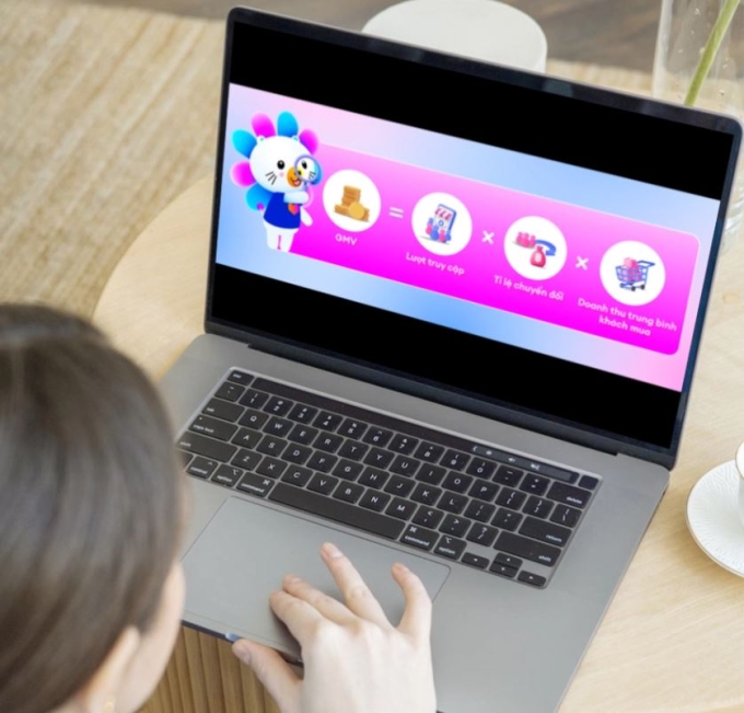 Nhà bán hàng tìm hiểu về tỷ lệ chuyển đổi, doanh thu và chiến lược kinh doanh trên Lazada. Ảnh: Lazada