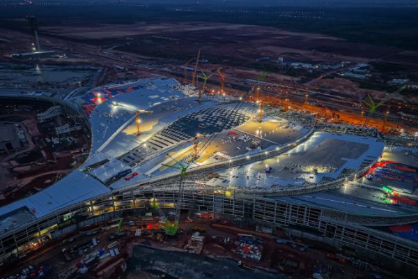 Sân bay Long Thành: Gần 14.000 người thi công xuyên lễ