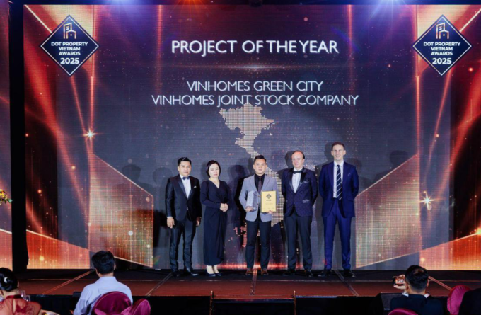 Vinhomes Green City chiến thắng với hạng mục quan trọng Project of The Year 2025. Ảnh: DPA