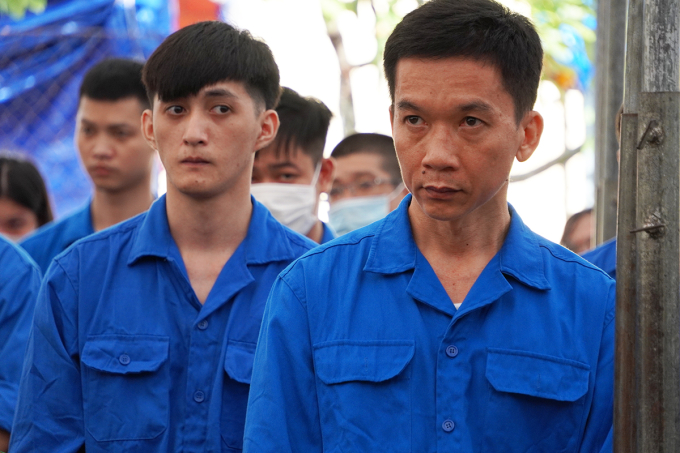 Trần Văn Châu tại tòa phúc thẩm. Ảnh: Hoàng Nam