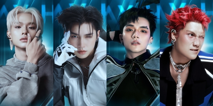 Bốn gương mặt gen Z đầu tiên tại Anh trai say hi mùa thứ hai, từ trái qua gồm buitruonglinh, Cody Nam Võ, Vương Bình, Rio.