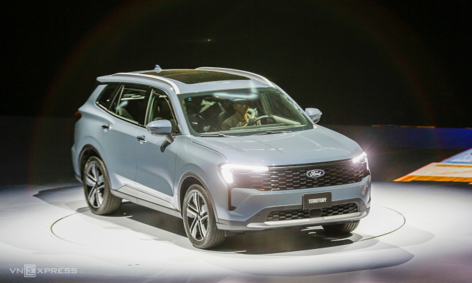 Ford Territory phiên bản mới ra mắt thị trường Việt Nam ngày 15/8 tại Hà Nội. Ảnh: Lương Dũng