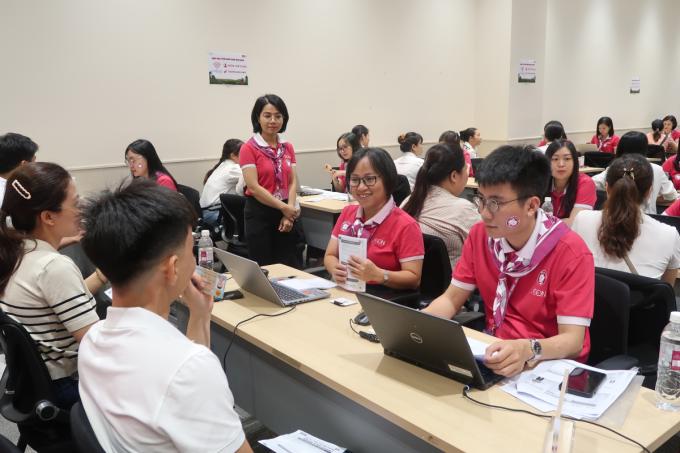 Ngày hội tuyển dụng của Aeon Việt Nam thu hút hàng ngàn ứng viên. Ảnh: Aeon Việt Nam