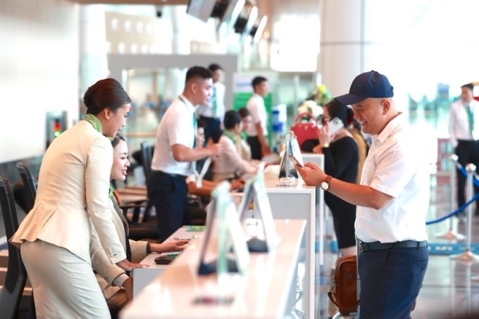 Các chuyến bay thuận lợi và đúng giờ trong ngày đầu Bamboo Airways khai thác tại nhà ga T3