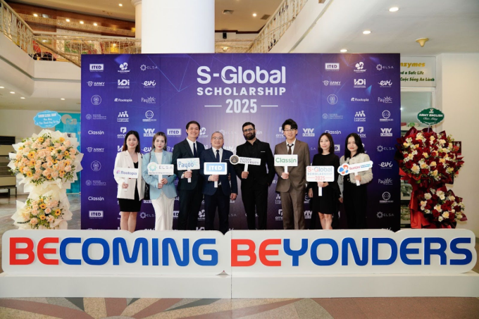 SunUni Academy cùng các đơn vị tài trợ đến 68% học phí chương trình IELTS và giao tiếp thông qua học bổng S-Global 3. Ảnh: SunUni Academy