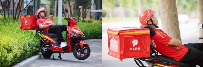 Thiết kế giúp tài xế có thể nghỉ ngơi, chợp mắt sau những hành trình dài. Ảnh: JD