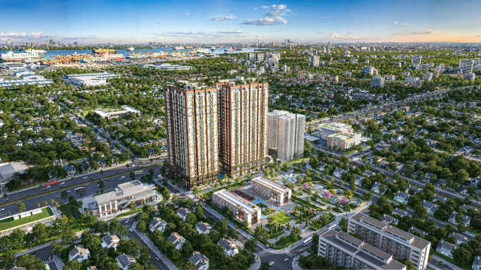 Maison Grand nằm gần cảng quốc tế, hướng tới cư dân là chuyên gia. Ảnh: Tùng Mỹ