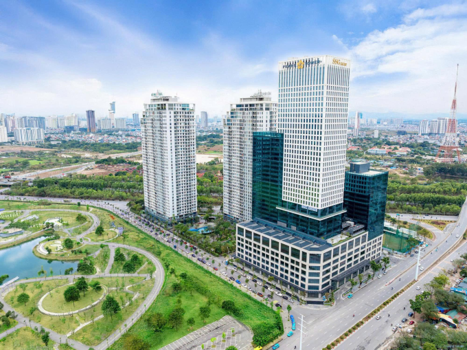 Pearl Tower nằm ngay ga Lê Đức Thọ. Ảnh: Tập đoàn SSG