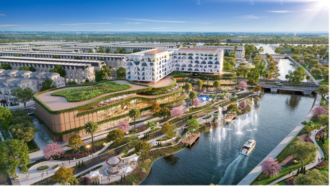 Phối cảnh 3D khách sạn DIC Star tại dự án DIC Victory City. Ảnh: Tập đoàn DIC
