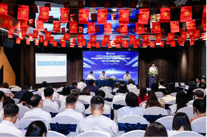 Cen Land hướng đến hệ sinh thái bất động sản an sinh. Trong ảnh là sự kiện đại hội đồng cổ đông của doanh nghiệp hồi tháng 4/2025. (Nguồn Cen Land