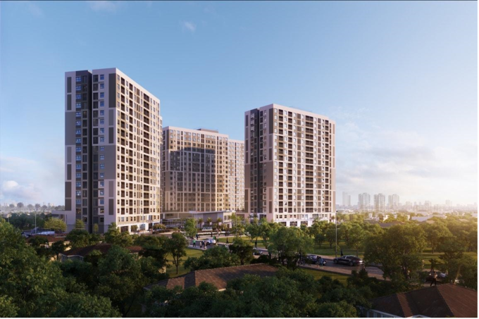 Phối cảnh dự án An Zen Residences tại Hải Phòng. (Nguồn: Nam Long ADC