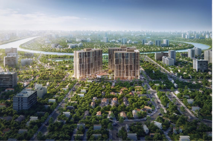An Zen Residences nằm giữa khu dân cư hiện hữu với nhiều tiện ích cộng đồng.