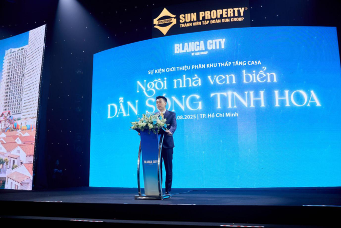 Ông Nguyễn Cao Cường - Tổng giám đốc Sun Property phát biểu tại sự kiện. Ảnh: Sun Property