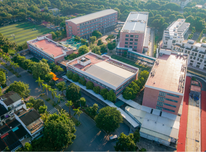 Trường phổ thông liên cấp Edison nằm giữa không gian khu đô thị Ecopark Hưng Yên. Ảnh: Ecopark