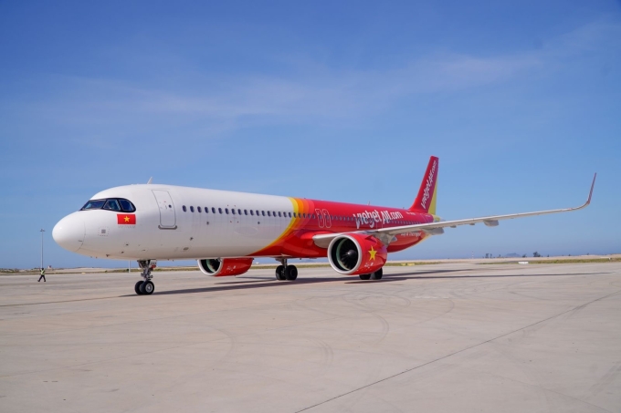 Mẫu tàu bay A321 hiện đại của Vietjet. Ảnh: Tài Nguyễn