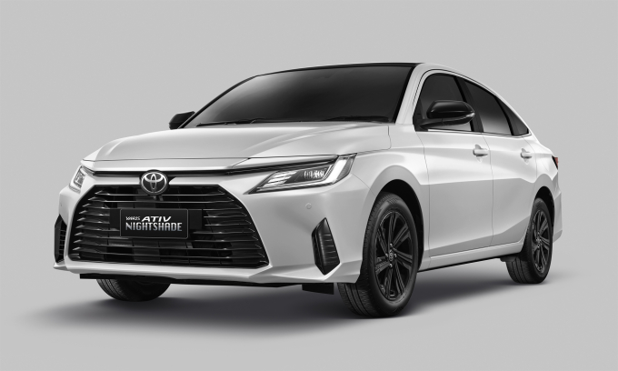 Toyota Vios/Yaris Ativ phiên bản mới nhất Nightshade ở Thái Lan. Ảnh: Toyota