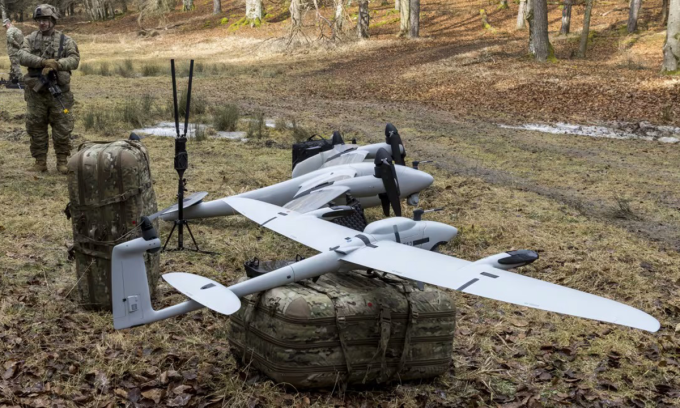 UAV Vector trong bức ảnh đăng hồi tháng 4. Ảnh: WSJ